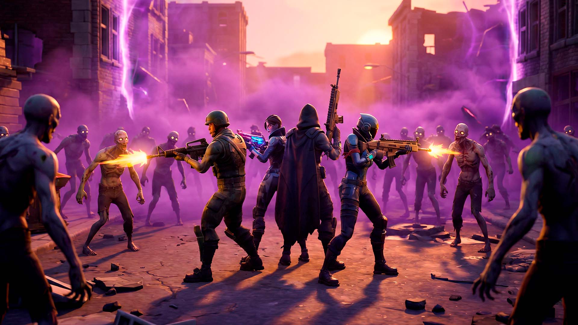 Zombie tilted towers